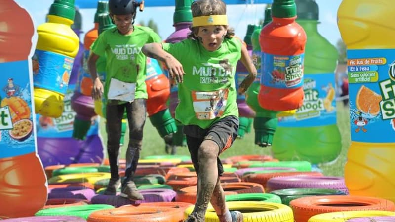750 enfants ont goûté aux joies du Mud Kids by Fruit Shoot.