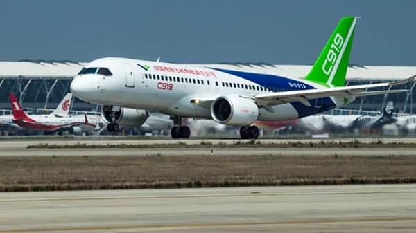 Le C919 de Comac est sur les rails