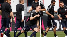 Franck Ribéry à l'entraînement avec le Bayern