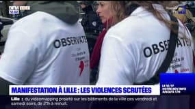 Manifestation du 6 avril: les observateurs de la LDH dans le cortège lillois