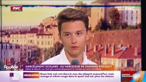 Potier : "Satisfait de voir que les choses changent" autour du harcèlement scolaire