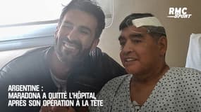 Argentine : Maradona a quitté l’hôpital après son opération à la tête