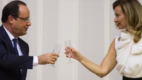 François Hollande et Valérie Trierweiler en octobre 2013 à Pretoria.