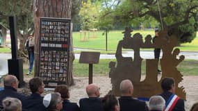 L'œuvre de Joann Sfar, philosophe et auteur de bandes dessinées niçois, lors de l'hommage aux victimes du 7-Octobre, un an après à Nice.