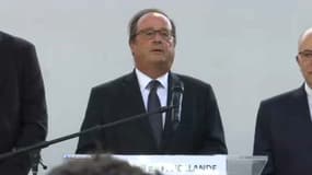 Hollande à Cherbourg: "Je ne suis jamais parti de la vie politique" 