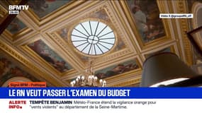 SIGNÉ BFM - Le RN veut passer l'examen du budget