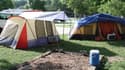 Des tentes installées dans un camping (Photo d'illustration). 