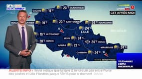 Météo Nord-Pas-de-Calais: un ciel chargé et des averses ce jeudi, jusqu'à 24°C à Lille