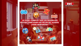 Le point complet sur les nouvelles restrictions pour les villes en "alerte Covid renforcée"