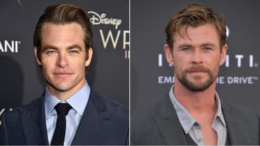 Chris Pine et Chris Hemsworth