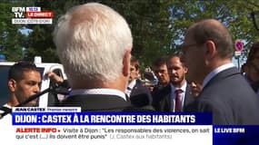 Jean Castex à Dijon: "Les responsables des violences, on sait qui c'est, nous appelons à ce qu'ils soient sanctionnés"