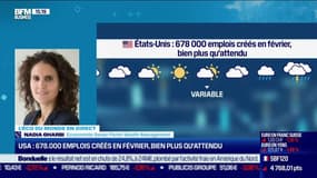 Nadia Gharbi (Pictet Wealth Management) : 678 000 emplois créés aux USA en février, bien plus qu'attendu - 04/03