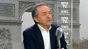 L'universitaire Gilles Kepel, le 3 novembre 2017 dans la matinale de BFMTV et RMC. 