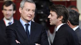 Bruno Le Maire et François Baroin, en 2012.