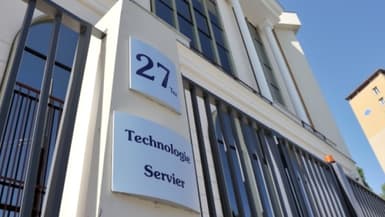 Le siège des laboratoires Servier à Orléans