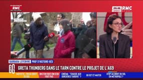 Greta Thunberg dans le Tarn contre le projet d'A69