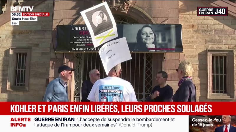 Cécile Kohler et Jacques Paris libérés: l'émotion et le soulagement des proches