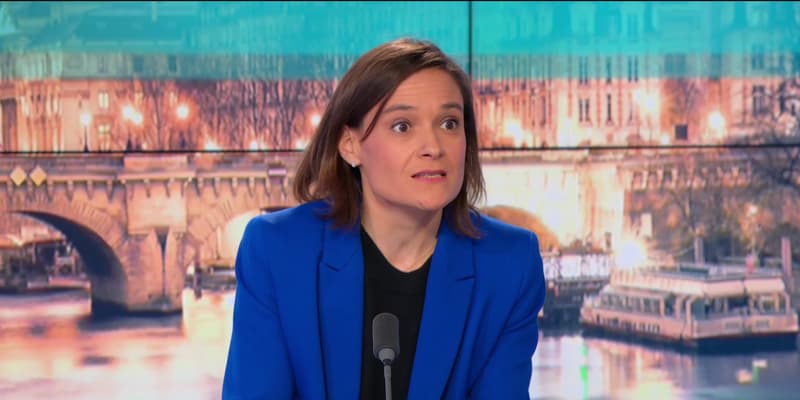 La cheffe de l'IGPN, Agnès Thibault-Lecuivre, le dimanche 26 mars 2023 sur BFMTV.