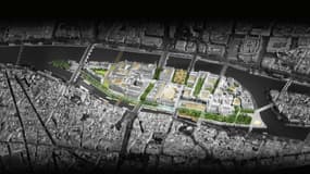 Le projet prévoit de transformer le coeur de Paris d'une "île de pierre" en "île de verre".