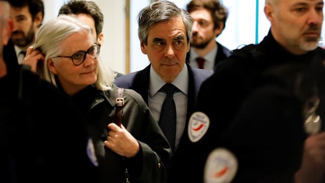 Penelope et François Fillon, le 10 mars 2020.