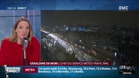 Grève des transports: plus de 300 km de bouchons en région parisienne avant 7h