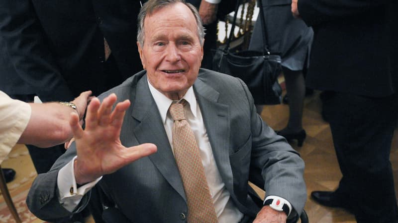 George H.W. Bush, en mai 2012.