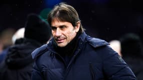 Antonio Conte après l'élimination de Tottenham contre l'AC Milan, le 8 mars 2023