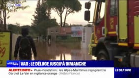 Dans le Var, les pluies diluviennes devraient perdurer jusqu'à dimanche