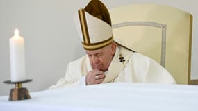 Le Pape François à Rome le 6 avril 2023