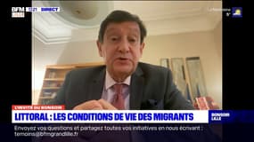 Littoral: Patrick Kanner, sénateur PS du Nord, dénonce les conditions de vie "ignobles" des migrants