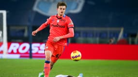 Giorgio Scalvini lors du match entre l'Atalanta et la Lazio le 22 janvier 2022