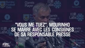 "Vous me tuez", Mourinho se marre avec les consignes de sa responsable presse en conf'