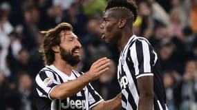 Paul Pogba avec Andrea Pirlo