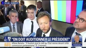 Audition de Collomb: "La stratégie du ministre de l'Intérieur est de se sauver", estime Boris Vallaud (Nouvelle gauche)