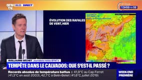 Comment expliquer que le vent se soit levé si soudainement en Normandie samedi soir?