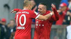 Arjen Robben  et Franck Ribery