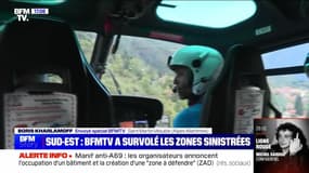 Story 2 : BFMTV a survolé les zones sinistrées dans le Sud-est - 21/10