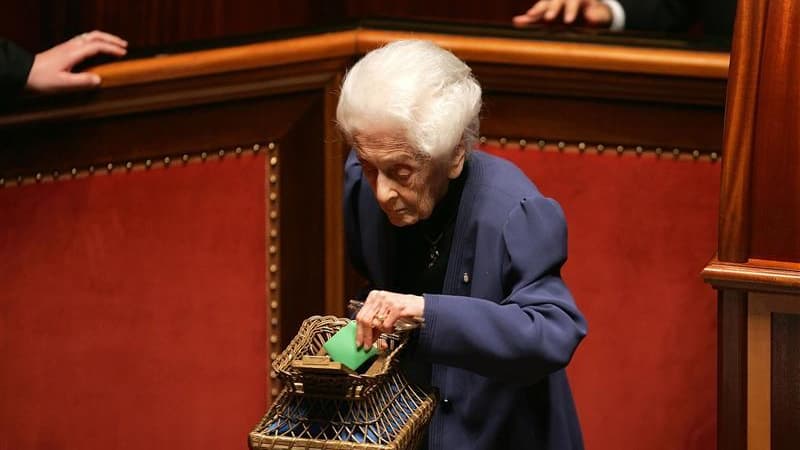 La neurologue italienne Rita Levi-Montalcini, prix Nobel de médecine et sénatrice à vie, est décédée dimanche à l'âge de 103 ans. /Photo d'archives/REUTERS/Max Rossi