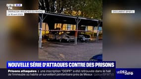 Voitures calcinées, agent pénitentiaire visé: nouvelle série d'attaques contre des prisons