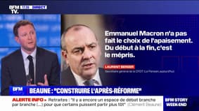 "Contempt" of the government: "The word is strong", affirms Clément Beaune, in reaction to the words of Laurent Berger
