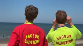 Les sauveteurs sont déjà présents sur la plage de Camiers (Pas-de-Calais).