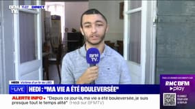 "En aucun cas, je faisais partie des émeutes": Hedi, victime d'un tir de LBD à Marseille, témoigne sur BFMTV