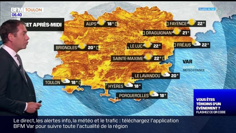 Météo Var: du soleil et quelques nuages sur le littoral