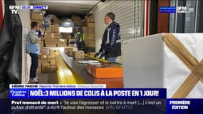 Noël: plus de 3 millions de colis à La Poste pour la journée de mercredi 