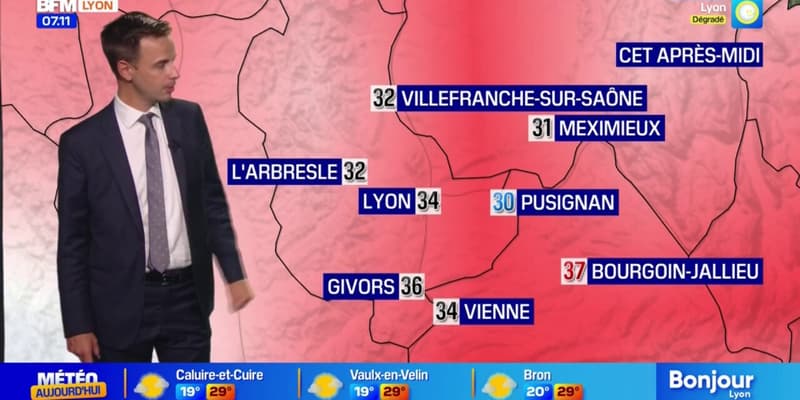 Météo Rhône: de belles éclaircies avant l'arrivée d'orages, jusqu'à 30°C à Lyon