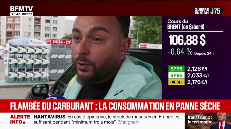 "Ça devient très compliqué": les automobilistes asphyxiés par la hausse des prix des carburants