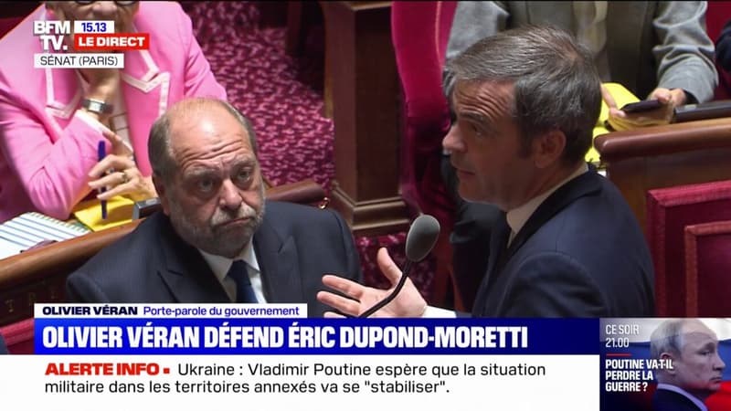 Soupçons de prise illégale d'intérêts: Olivier Véran défend Éric Dupond-Moretti devant le Sénat