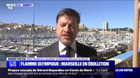 Benoît Payan (maire de Marseille) sur la grève des éboueurs: "J'ai demandé à ce que toutes les dispositions soient prises, parce que c'est navrant de voir ça"