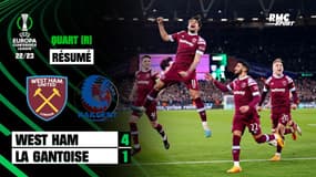 Résumé : West Ham (Q) 4-1 La Gantoise - Conférence League (quart retour)