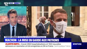 Macron: la mise en garde des patrons - 18/09